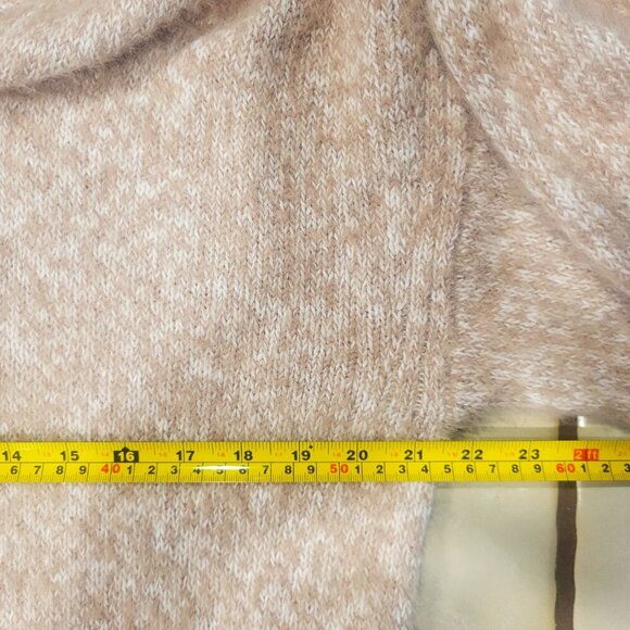 AVA & VIV Women's Chenille Mohair V-Neck Cream/Blush - Size 1X - Picture 8 of 12